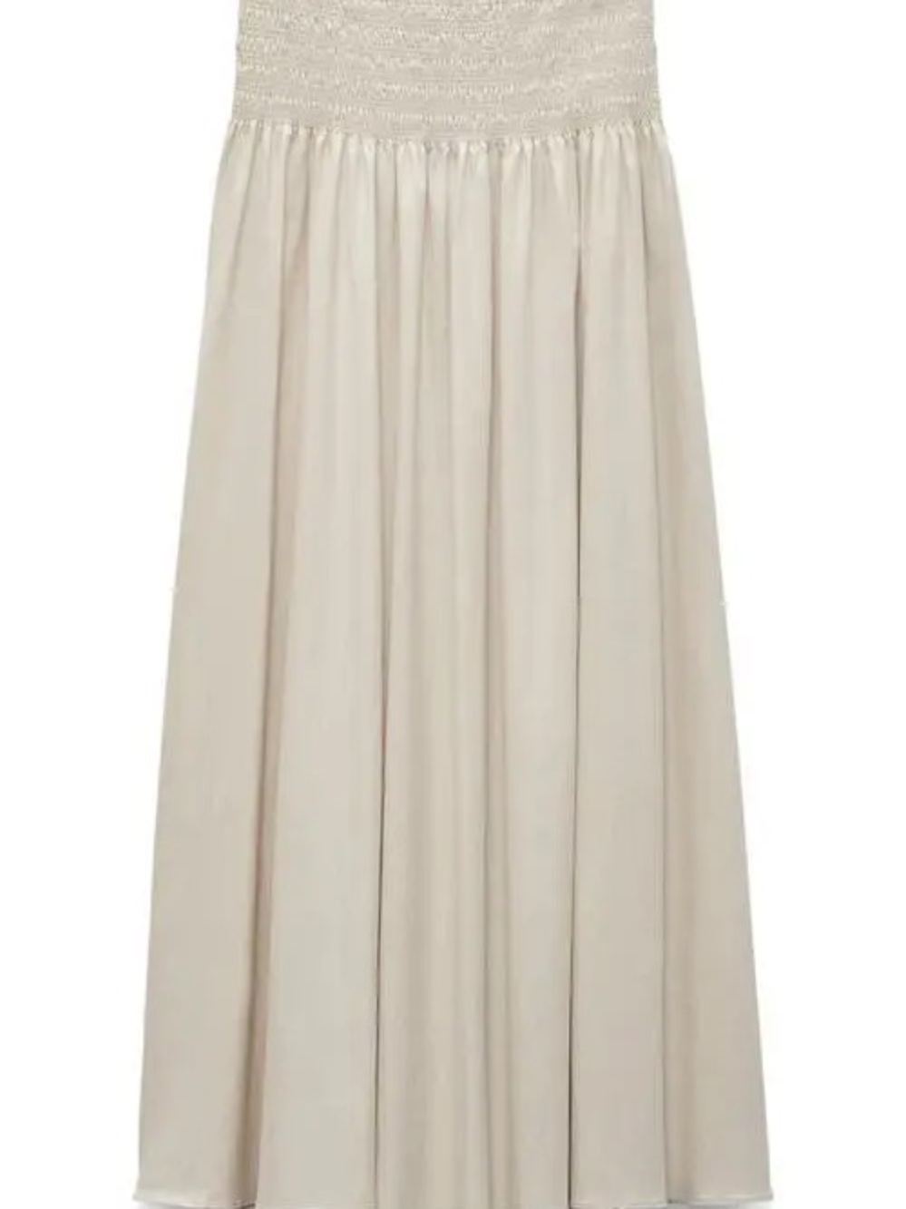 Rag & Bone Alicia Smocked-Waist poplin Maxi Skirt Size M NWT - Picture 4 of 7